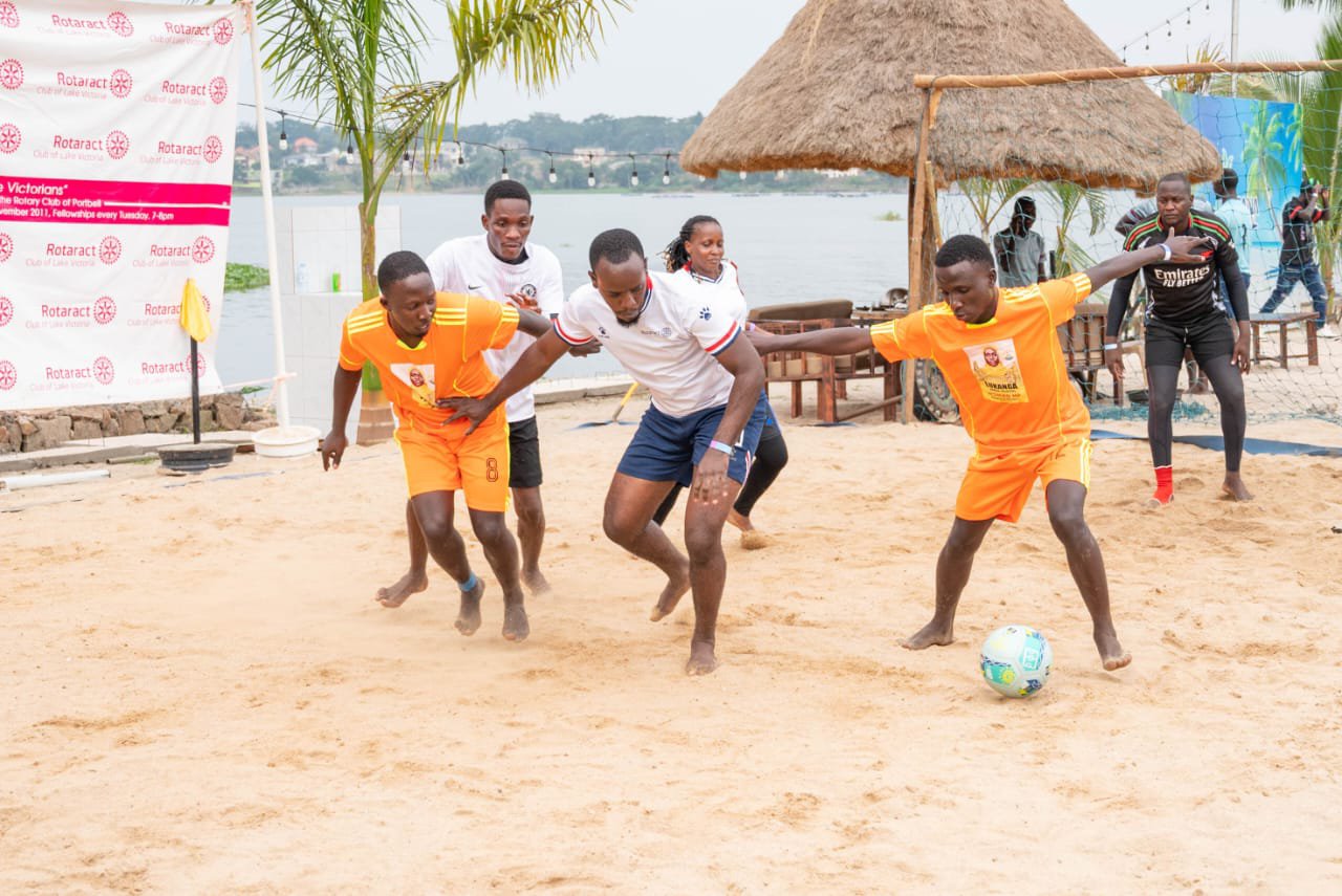 Kira Rotaractors Rally Behind Literacy Cause at Beach Soccer Fundraiser
