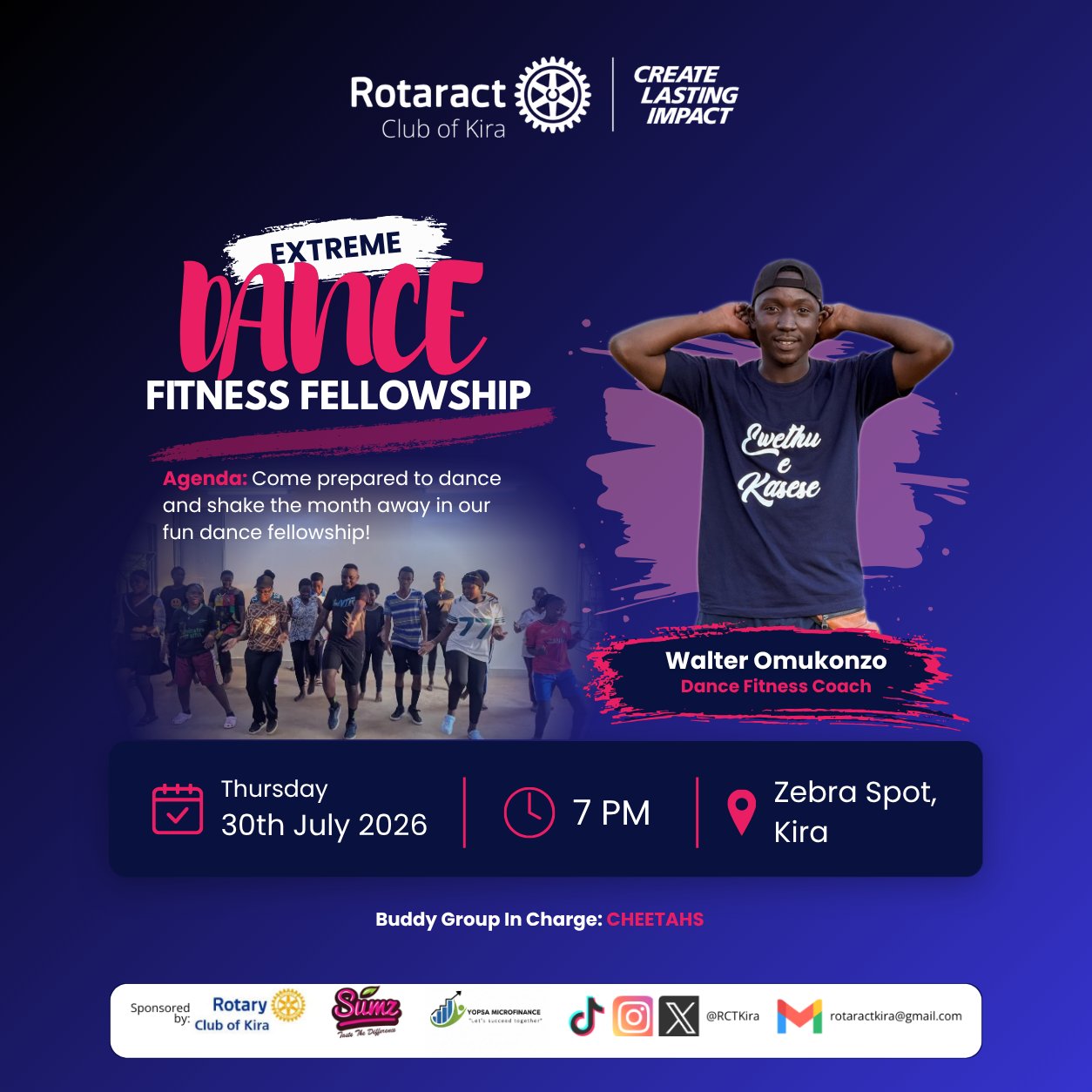 Dance Fitness Fellowship flyer